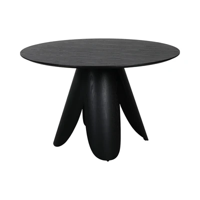 Gambar Informa Senno Meja Makan Round 120x120x75 cm - Hitam