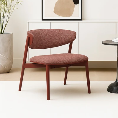 Gambar Informa Sanae Kursi Lounge Fabric - Merah