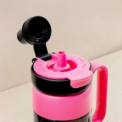 Jual Ataru Botol Minum Tritan Dengan Infuser Handle 850 Ml Random ...
