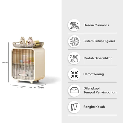 Gambar Informa Marco Rak Piring 2 Tingkat - Krem