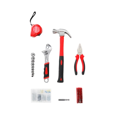 Gambar Maxbuilt Perkakas Rumah Tangga Set 132 pcs - Merah