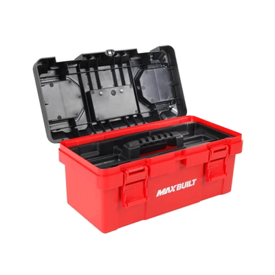 Gambar Maxbuilt 40x21x19 cm Kotak Perkakas Plastik - Merah/Hitam