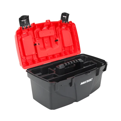 Gambar Maxbuilt Kotak Perkakas Plastik 39x22x19 cm - Hitam
