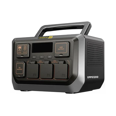 Gambar Krisbow Power Station Baterai Portable 1200 Watt Xpps1200 - Hitam
