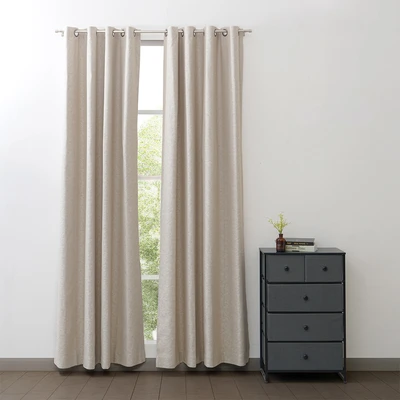 Gambar Informa Dutter Gorden Jacquard 140x250 cm Set 2 pcs - Krem Beige