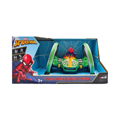 Gambar Top Gear Mkb Two Wheeled Strike Spiderman 2 Rounds Remote Control - Hijau