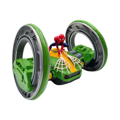 Gambar Top Gear Mkb Two Wheeled Strike Spiderman 2 Rounds Remote Control - Hijau