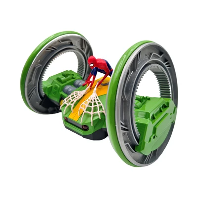 Gambar Top Gear Mkb Two Wheeled Strike Spiderman 2 Rounds Remote Control - Hijau