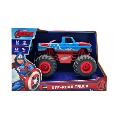Gambar Top Gear Mkb Off Road Truck Captain America Remote Control - Biru/merah