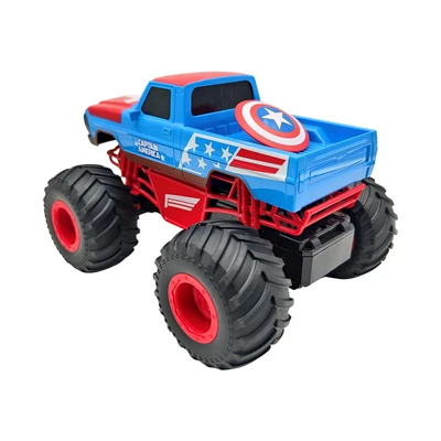 Gambar Top Gear Mkb Off Road Truck Captain America Remote Control - Biru/merah