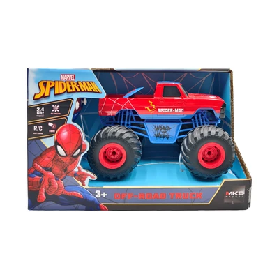 Gambar Top Gear Mkb Off Road Truck Spiderman Remote Control - Merah/biru