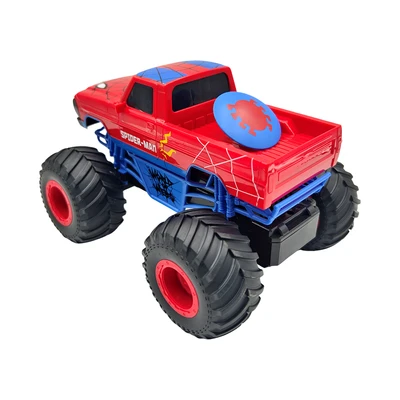 Gambar Top Gear Mkb Off Road Truck Spiderman Remote Control - Merah/biru