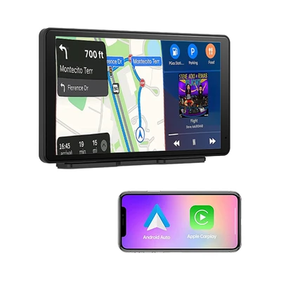 Gambar Otto Klasse Kamera Dashboard Mobil Dengan Layar Multimedia - Hitam