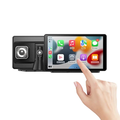 Gambar Otto Klasse Kamera Dashboard Mobil Dengan Layar Multimedia - Hitam