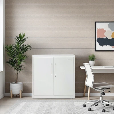 Gambar Informa Gavin Kabinet Kantor 2 Pintu Ayun Metal Low - Putih