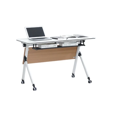 Gambar Informa Yori Lite Meja Training 1250 - Putih/Cokelat Oak