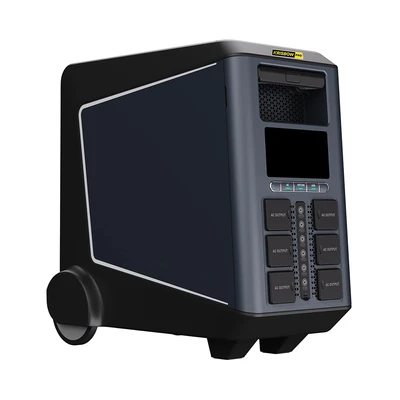 Gambar Krisbow Power Station Baterai Portable 5500 Watt Xpps5500 - Hitam