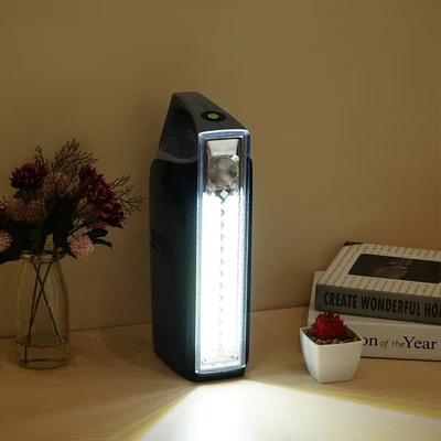 Gambar Powerlite Lampu Senter & Lentera Darurat LED RGB 10 Watt 1000 Lumen - Hitam