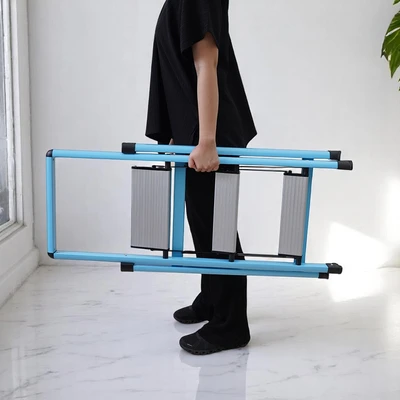 Gambar Krisbow 1 Mtr Tangga Lipat Slim 3 Step - Biru