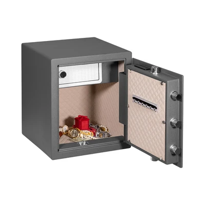 Gambar Safewell Burglary Brankas Besi Layar Sentuh 39x33x45 cm BS4403E - Hitam