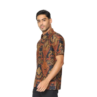 Gambar Aksa Ukuran XL Kemeja Batik Pria Karna