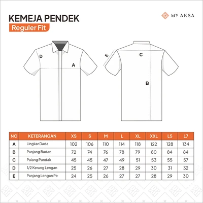 Gambar Aksa Ukuran XL Kemeja Batik Pria Karna