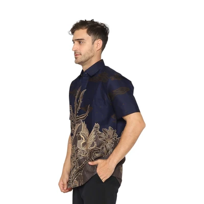 Gambar Aksa Ukuran M Kemeja Batik Pria Savero