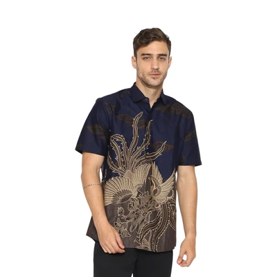 Gambar Aksa Ukuran M Kemeja Batik Pria Savero