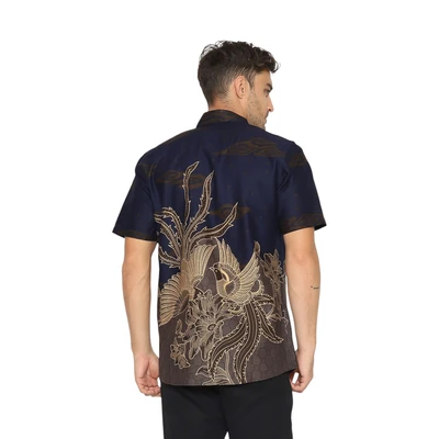 Gambar Aksa Ukuran M Kemeja Batik Pria Savero