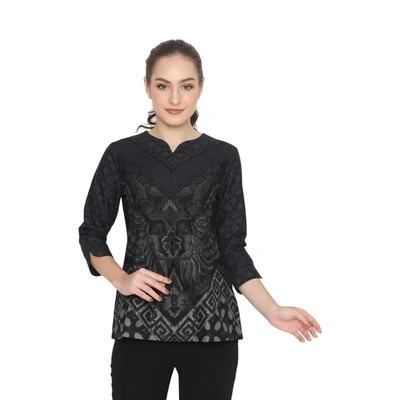 Gambar Aksa Ukuran S Blus Wanita Arshi - Hitam