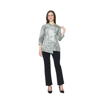 Gambar Aksa Ukuran S Blus Wanita Shopie - Hijau