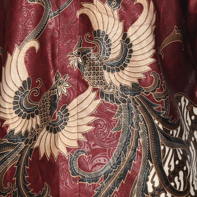 Gambar Aksa Ukuran XXL Kemeja Batik Pria Lengan Panjang Hadinata Semsut Robin