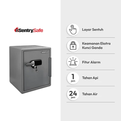 Gambar Sentry Brankas Tahan Api Layar Sentuh Big Bolt 47.3x49x60.5 cm SFW205UPC - Hitam