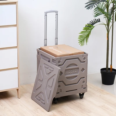Gambar Maxbuilt Troli Lipat 80 kg - Cokelat