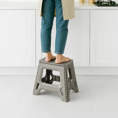 Gambar Fixsteps Bangku Pijak Lipat Heavyduty 39 cm - Hijau Army