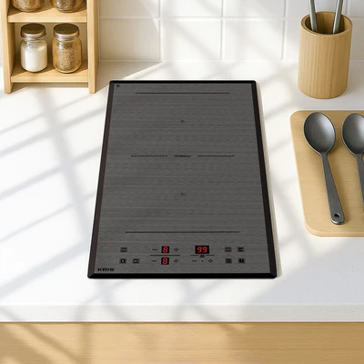 Gambar Kris Kompor Listrik Double Vertical 3600 Watt - Hitam