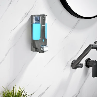 Gambar Krisbow 380 Ml Dispenser Sabun Cair Manual - Abu-Abu