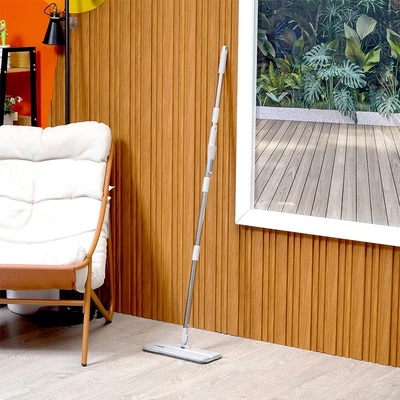 Gambar Proclean Alat Pel Lipat Flat Mop - Abu-Abu