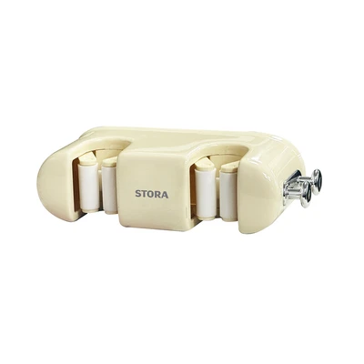 Gambar Stora Organizer Sapu & Alat Pel 2 Hook - Krem Beige