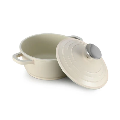 Gambar Cooking Color Sofi Panci Casserole Greblon C2 16 cm - Krem