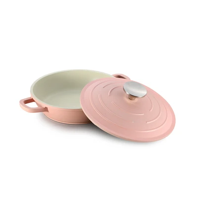 Gambar Cooking Color Sofi Panci Casserole Low Greblon C2 20 cm - Pink