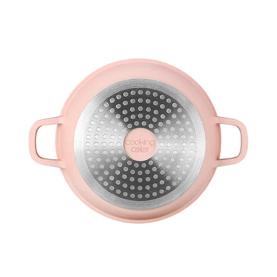 Gambar Cooking Color Sofi Panci Casserole Low Greblon C2 20 cm - Pink