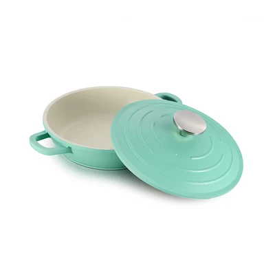 Gambar Cooking Color Sofi Panci Casserole Low Greblon C2 20 cm - Hijau