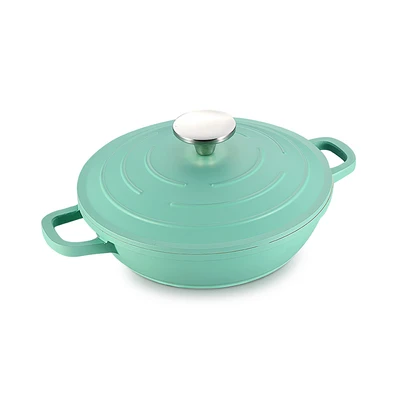 Gambar Cooking Color Sofi Panci Casserole Low Greblon C2 20 cm - Hijau