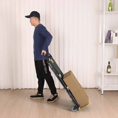 Gambar Fixsteps Tangga Lipat Troli 2In1 3 Step - Hitam