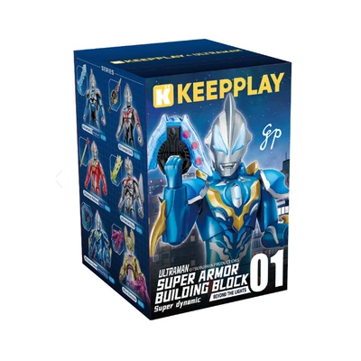 Gambar Keepplay Action Figure Ultraman Super Armor Building Block Random