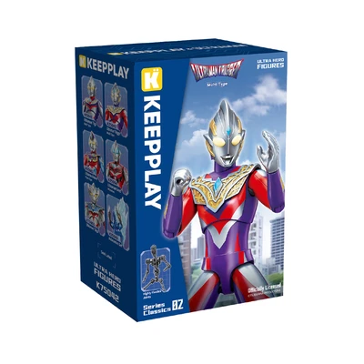 Gambar Keepplay Series Classic 02 Action Figure Ultraman Trigger W1 - Merah/biru