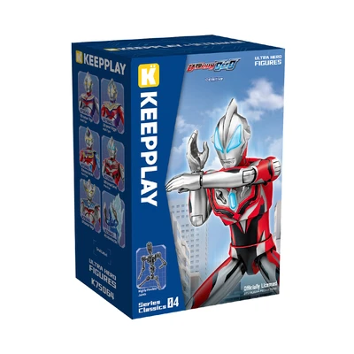 Gambar Keepplay Series Classic 04 Action Figure Ultraman Geed Primitive W1 - Merah