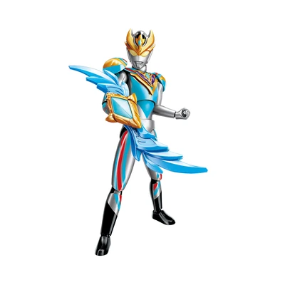 Gambar Keepplay Series Glory 01 Action Figure Ultraman Decker Power W1 K75066 - Biru