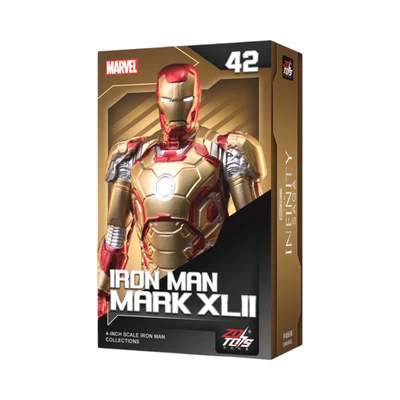 Gambar Top Gear Zd Infinite Action Figure X Iron Man Mk42 10 Cm - Gold